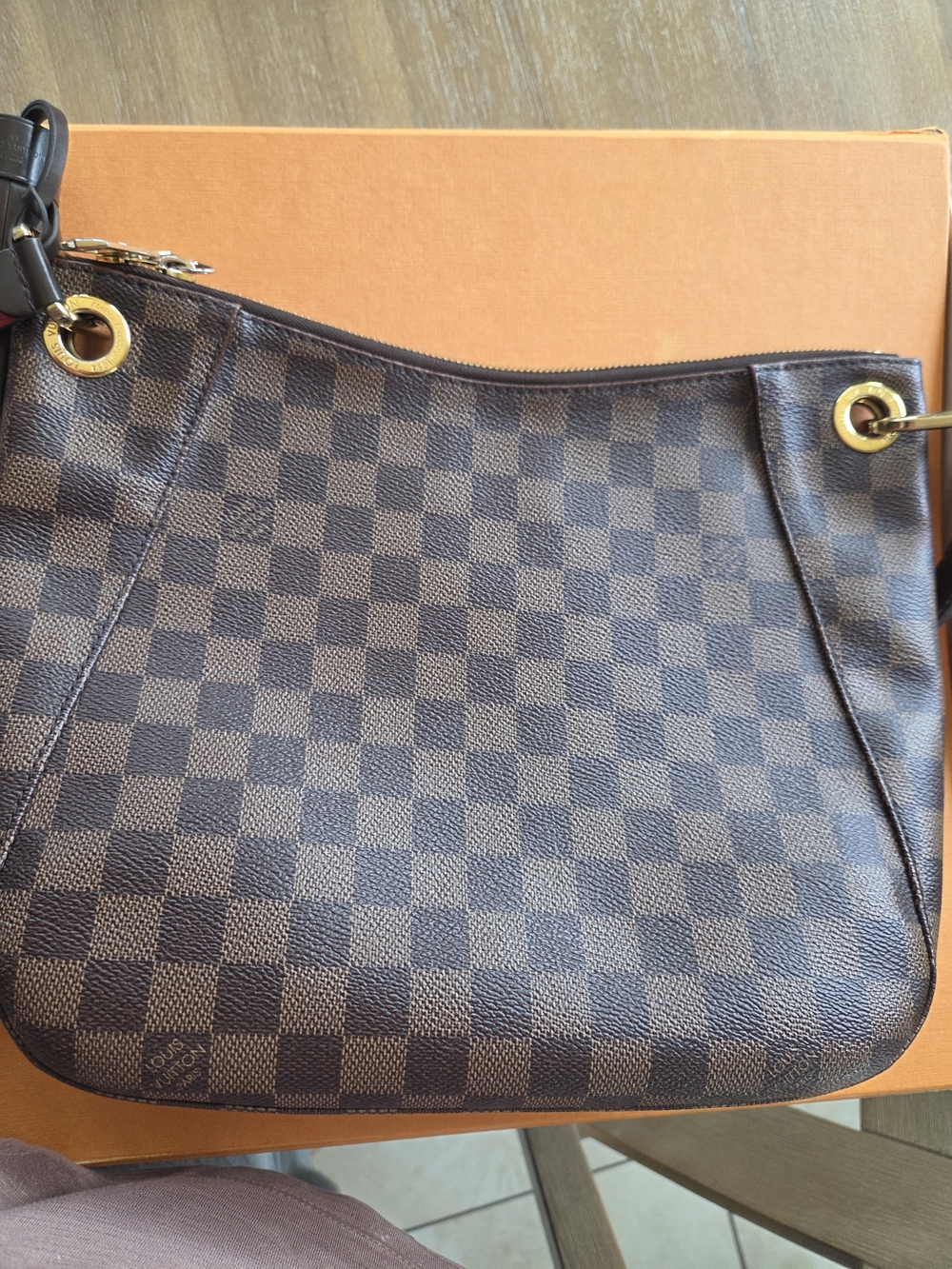 Louis Vuitton South Bank Besace Damier Ebene Crossbody - Picture 8 of 12